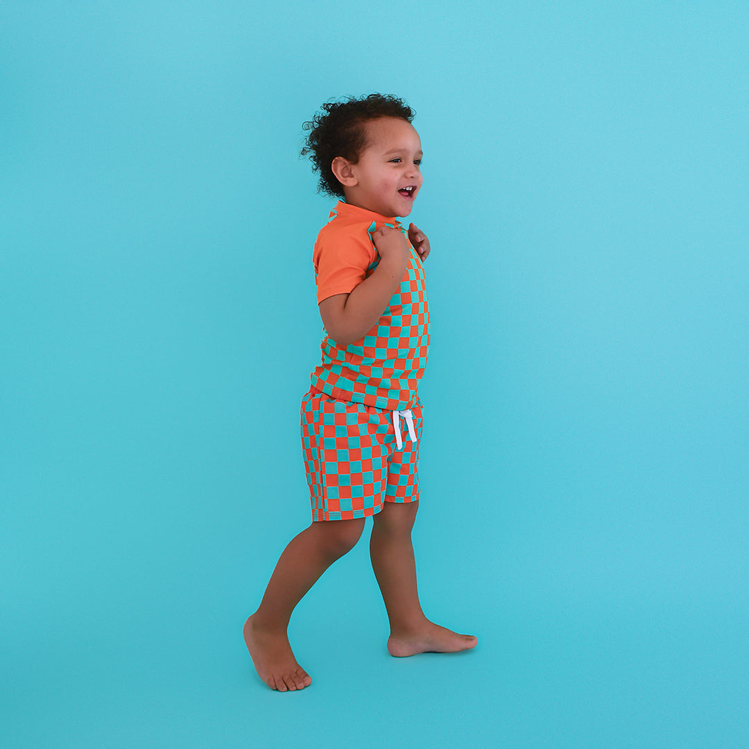 Spencer Checks SWIM SHIRT