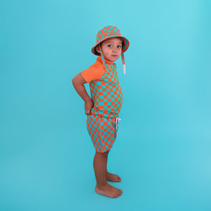 Spencer Checks SWIM SHIRT - Gigi and Max