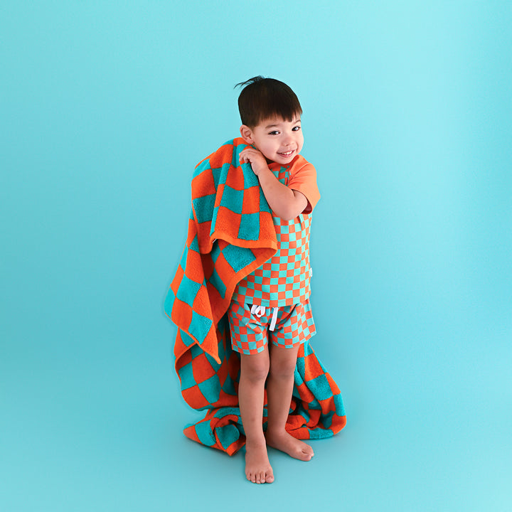 Spencer Checks SWIM SHIRT - Gigi and Max