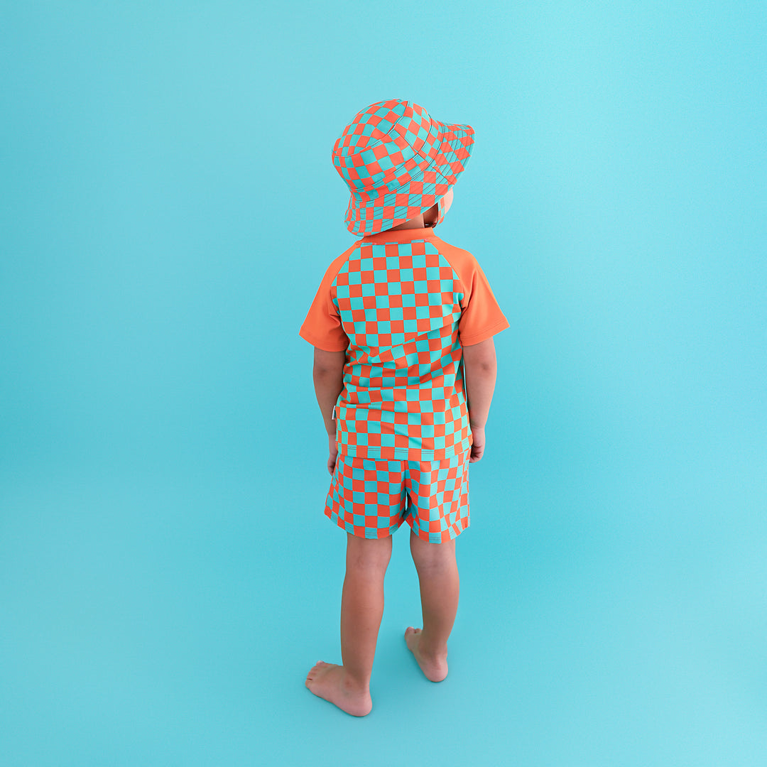 Spencer Checks SWIM SHIRT