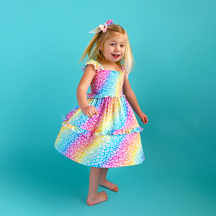Summer Leopard CLIP BOW - Gigi and Max