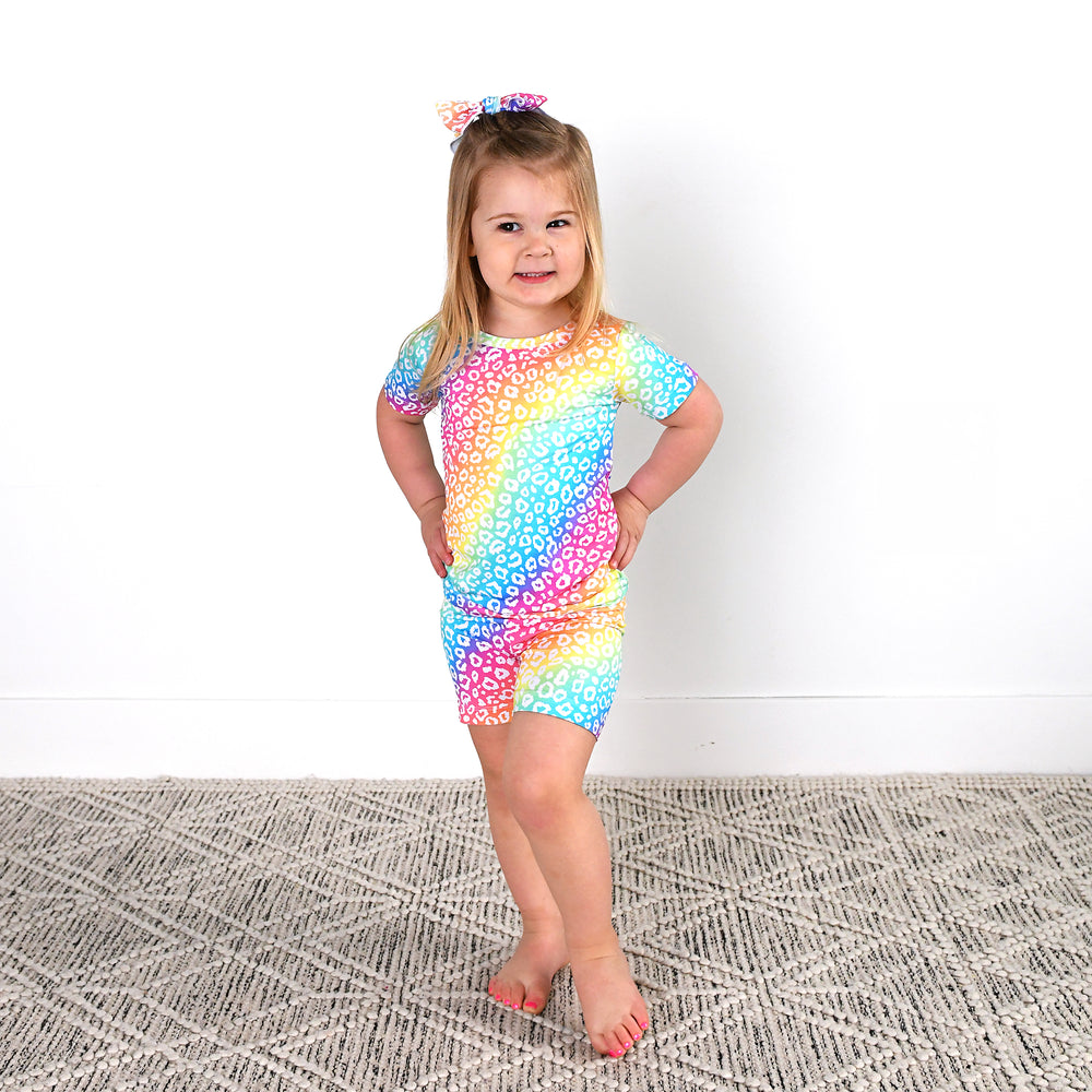 Summer Leopard CLIP BOW - Gigi and Max