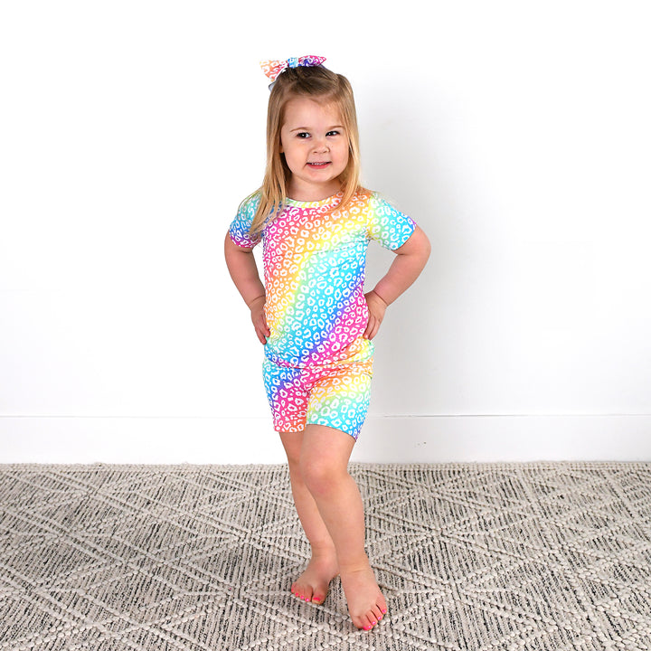 Summer Leopard CLIP BOW - Gigi and Max