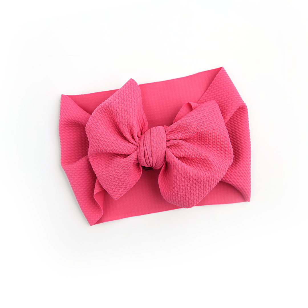 Bright Pink HEADWRAP - Gigi and Max