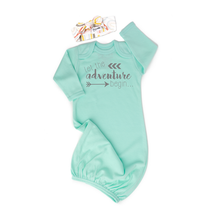 Gown Let the adventure begin Mint - Gigi and Max