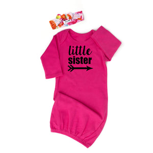 Gown Hot Pink Little Sister - Gigi and Max