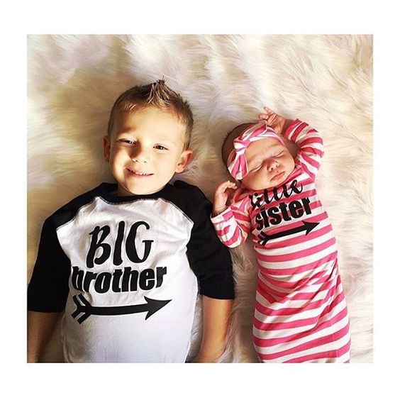Big Brother Raglan - Gigi and Max