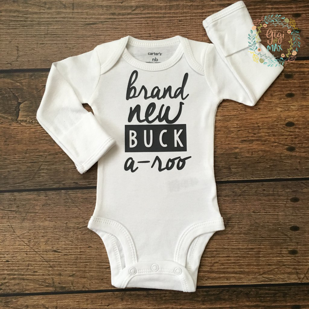 Brand New Buck a roo - Onesie only - Gigi and Max