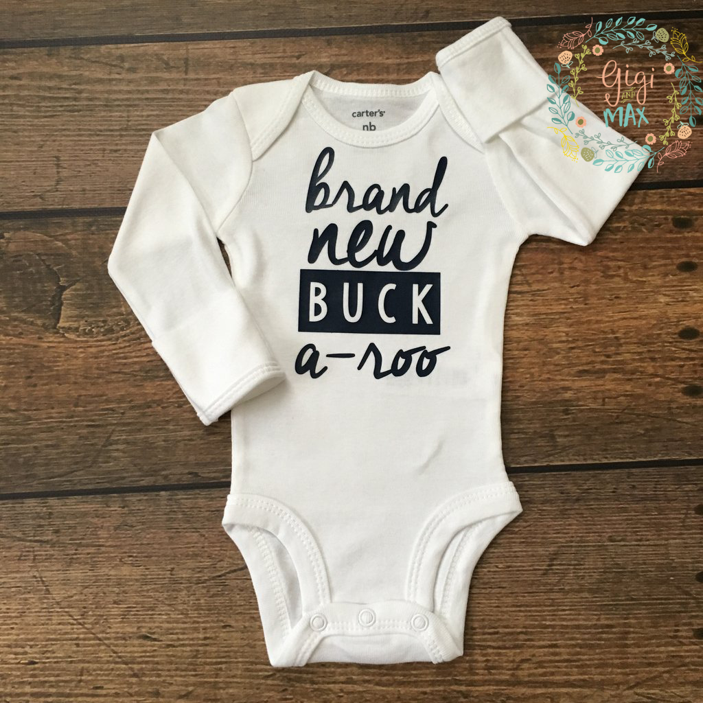 Brand New Buck a roo - Onesie only - Gigi and Max