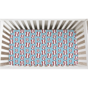 Bambino Baseball CRIB SHEET - Gigi and Max