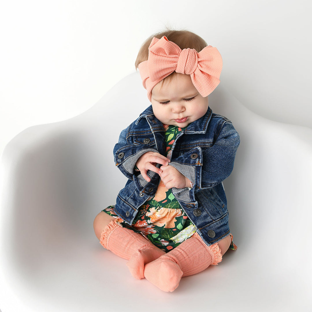Coral Lace Socks - Gigi and Max