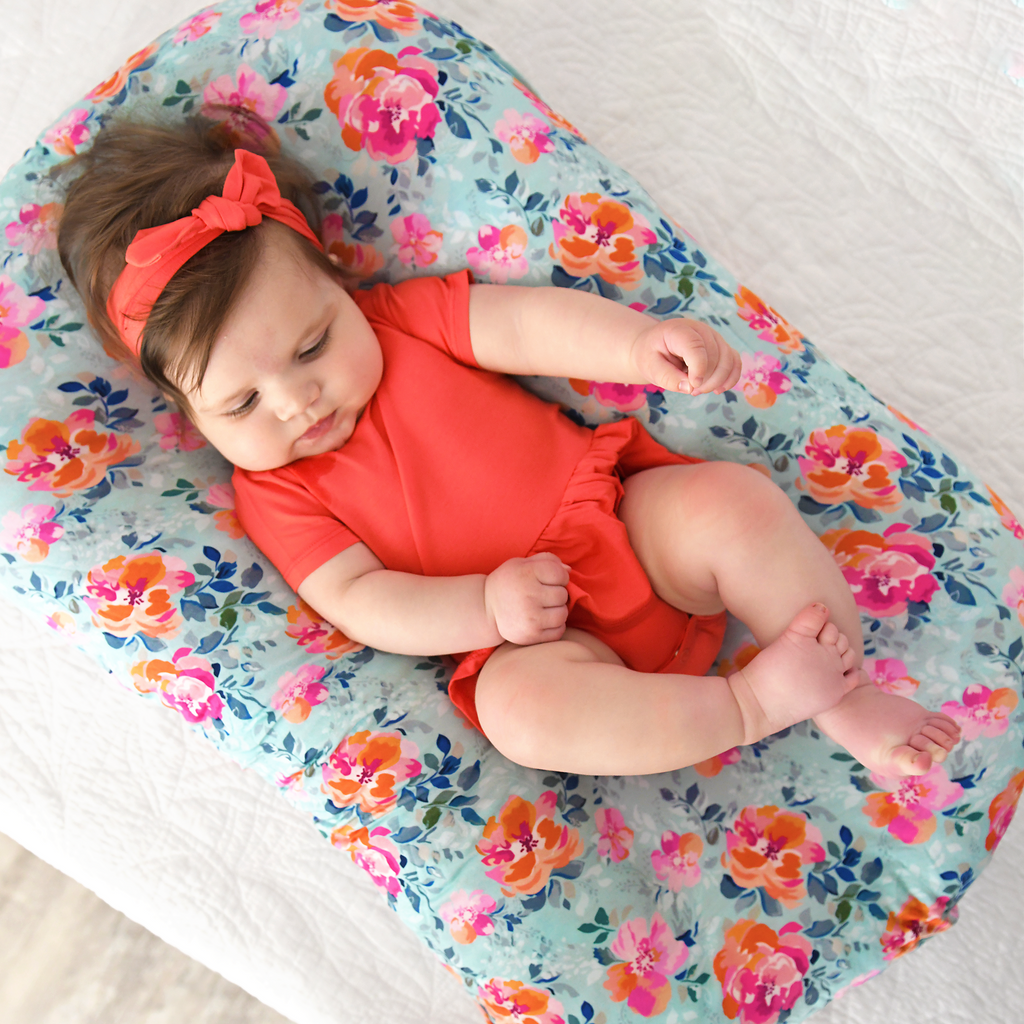 Molly Floral Changing Pad Cover - Gigi and Max