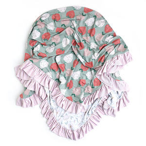 Monroe Double Layer Ruffle Blanket - Gigi and Max