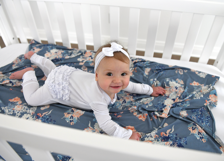 Charlie White Topknot Headband - Gigi and Max