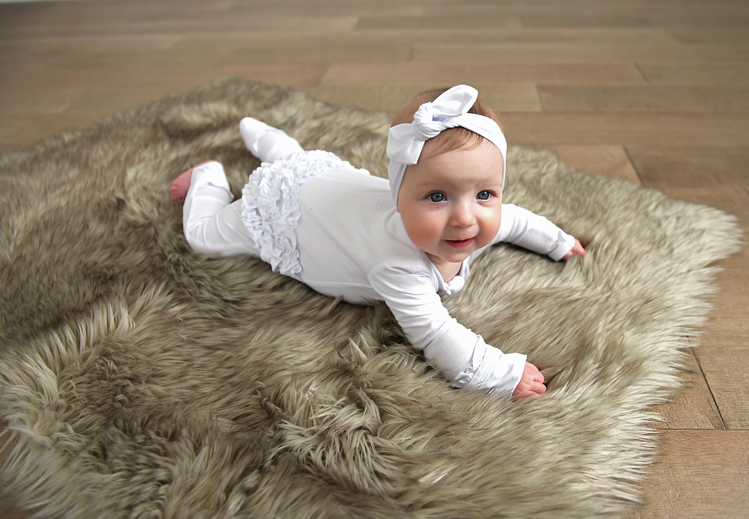 Charlie White Topknot Headband - Gigi and Max