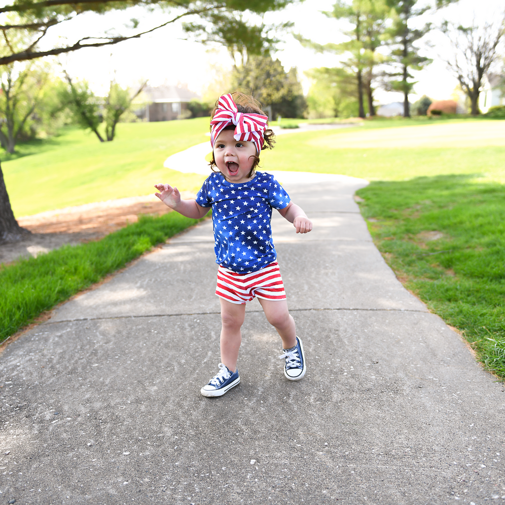 Tie Dye Stars & Stripes TWO PIECE – Gigi and Max