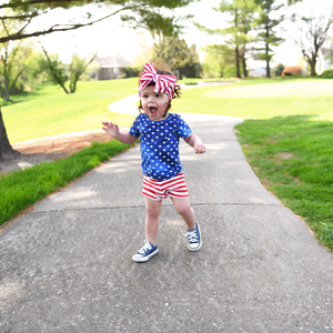 Tie Dye Stars & Stripes TWO PIECE - Gigi and Max