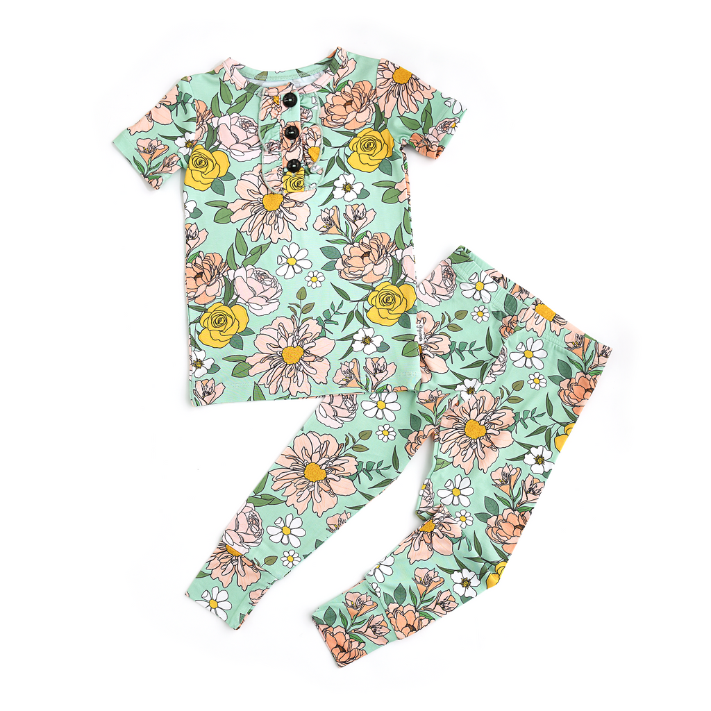 Kendra Floral RUFFLE TWO PIECE - OLD SIZING - Gigi and Max