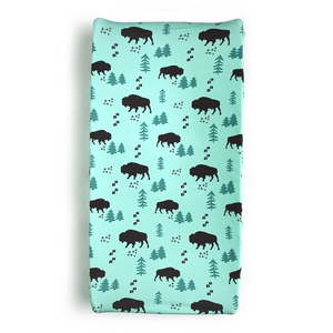 Rowan Bison CHANGING PAD COVER - Gigi and Max