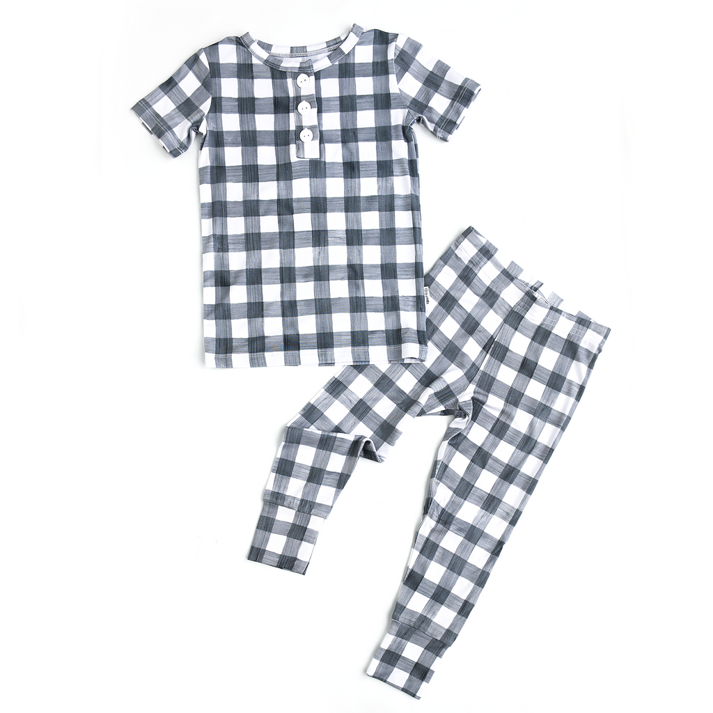 Ford Gray Gingham TWO PIECE - Gigi and Max