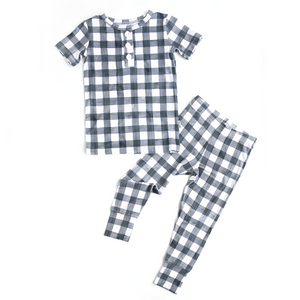 Ford Gray Gingham TWO PIECE - Gigi and Max