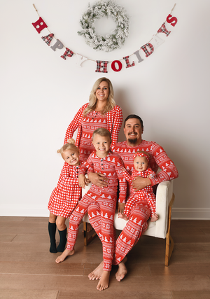 Frost Red Gingham Ruffle TUTU DRESS - Gigi and Max