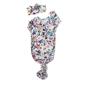 Annie Floral Ruffle GOWN - Gigi and Max