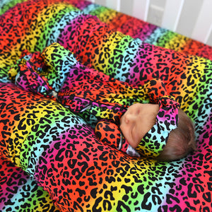 Lisa Leopard CRIB SHEET - Gigi and Max