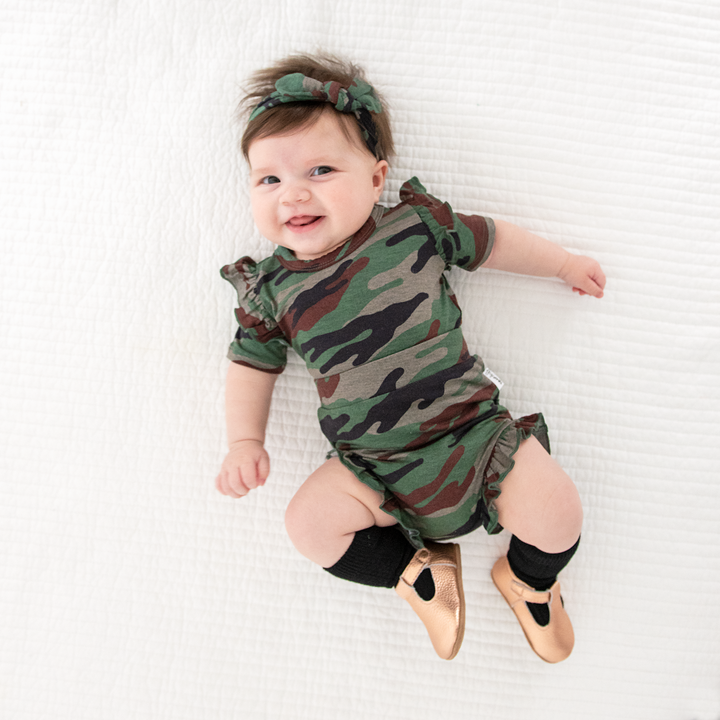 Camo Topknot Headband - Gigi and Max