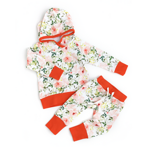 Kinley Floral HOODIE SET - Gigi and Max