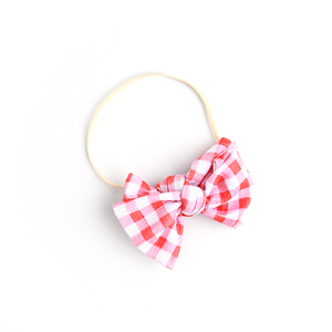 Harlow Elastic Bow Headband - Gigi and Max