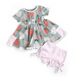 Monroe Ruffle Bloomers Peplum Set - Gigi and Max