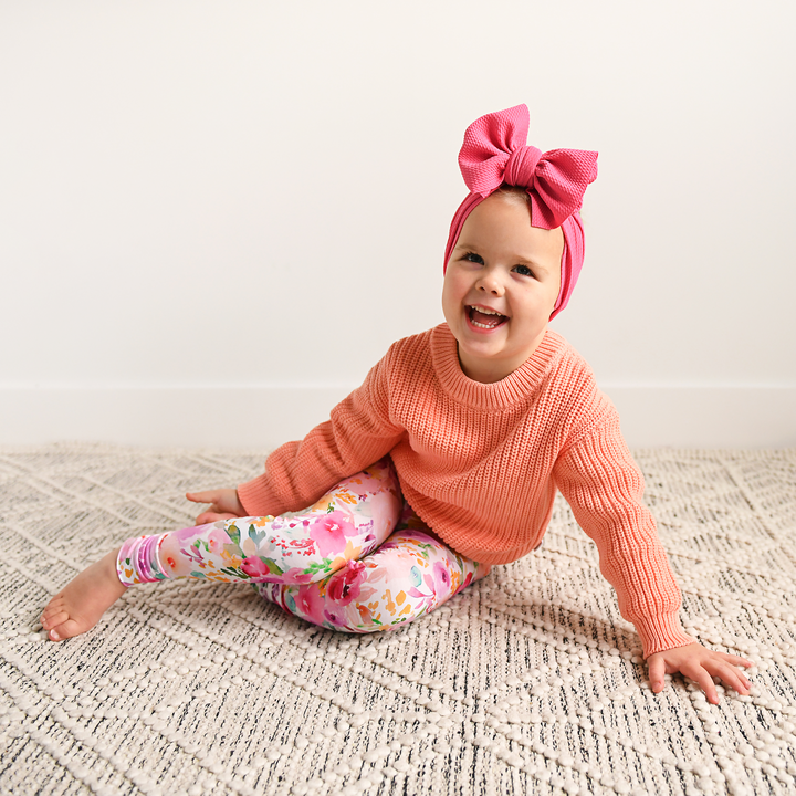 Bright Pink HEADWRAP - Gigi and Max