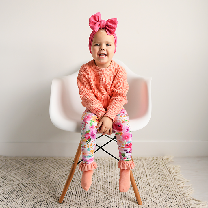 Bright Pink HEADWRAP - Gigi and Max
