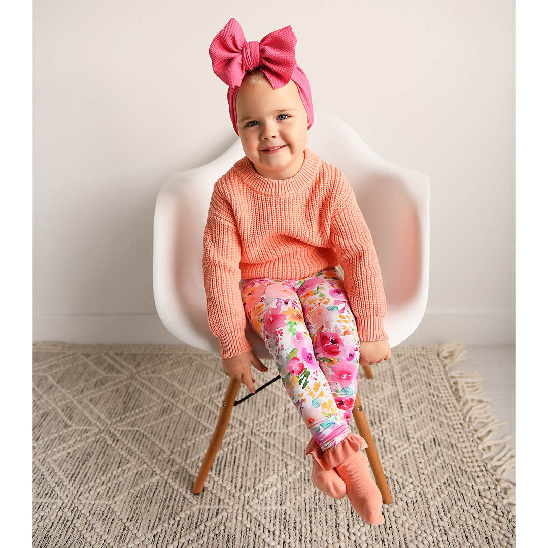 Bright Pink HEADWRAP - Gigi and Max