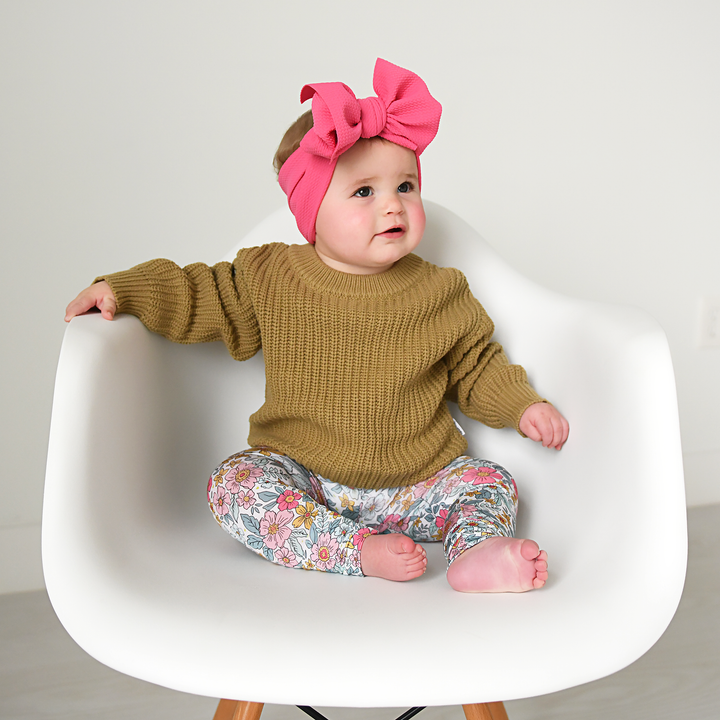 Bright Pink HEADWRAP - Gigi and Max