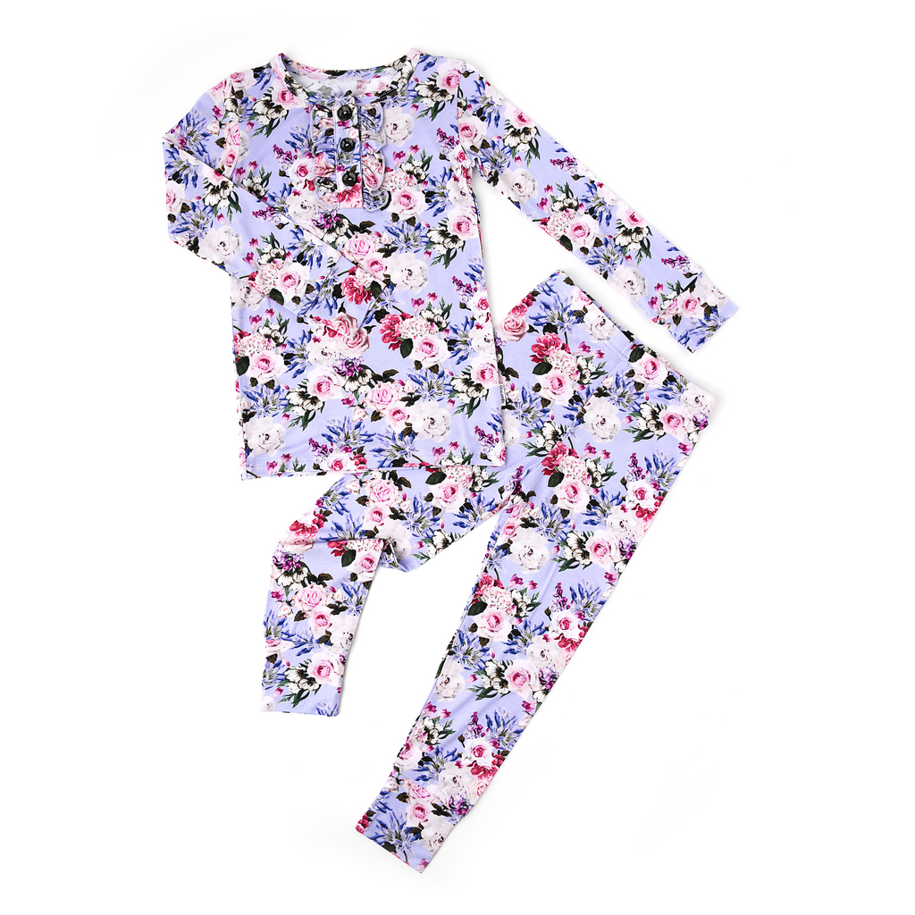 Emerson Floral Ruffle TWO PIECE - Gigi and Max