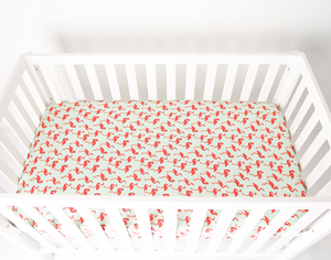 Roxy Flamingo Crib Sheet - Gigi and Max
