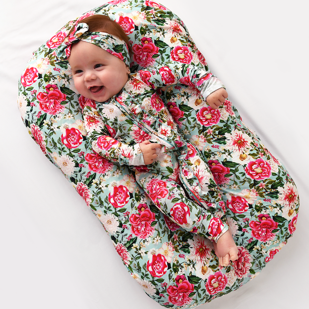 Palmer Floral Changing Pad Cover - Gigi and Max