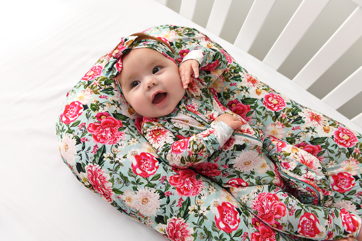 Palmer Floral Changing Pad Cover - Gigi and Max