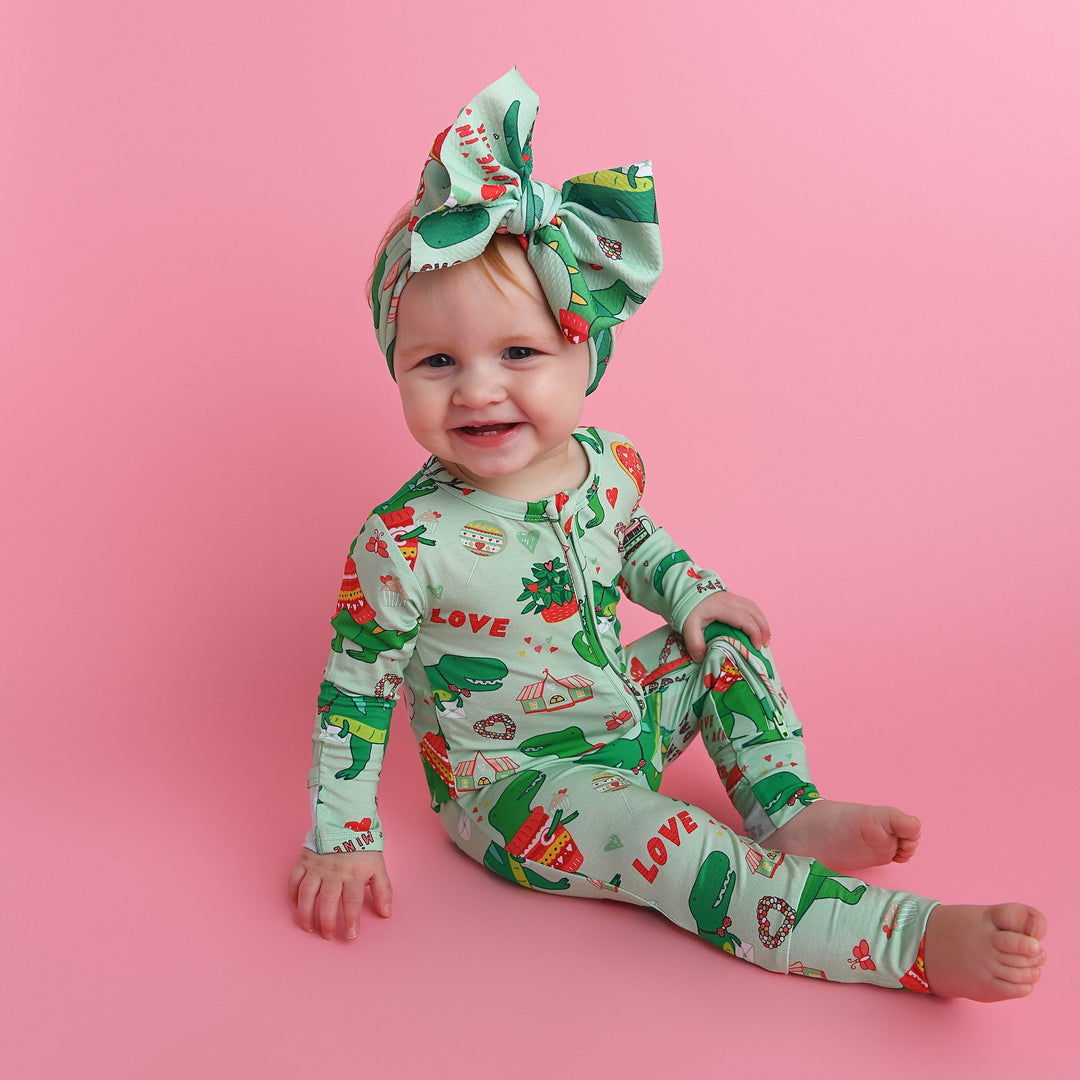 Rex Green Dino HEADWRAP - Gigi and Max