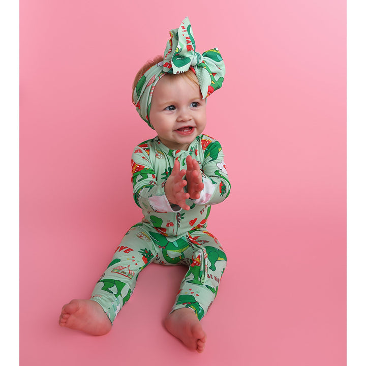 Rex Green Dino HEADWRAP - Gigi and Max