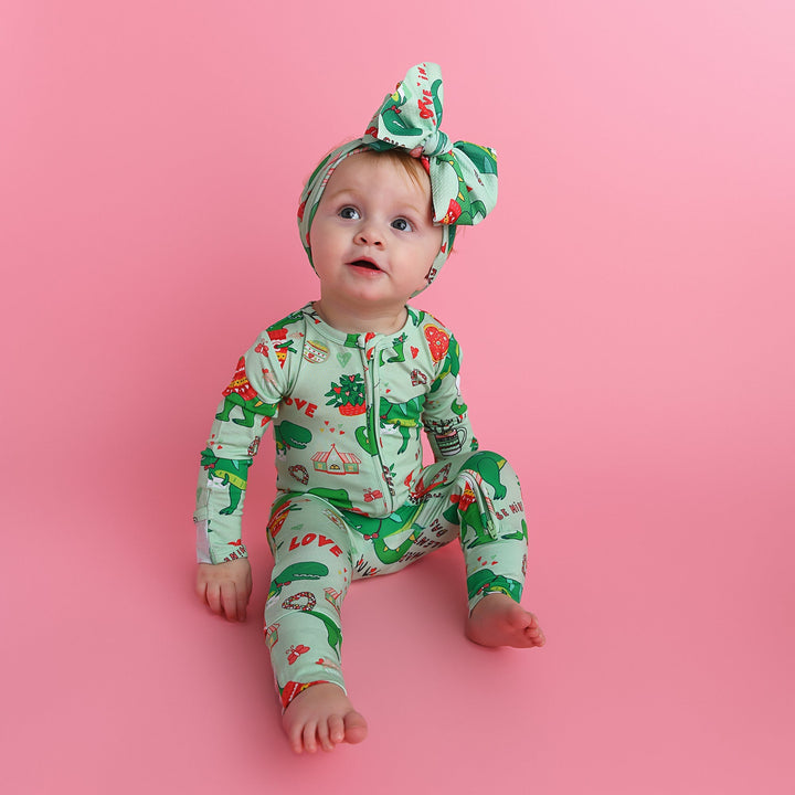 Rex Green Dino HEADWRAP - Gigi and Max