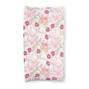 Sutton Floral Changing Pad Cover - Gigi and Max