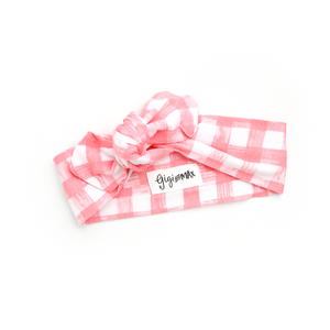 Addison Pink Topknot Headband - Gigi and Max
