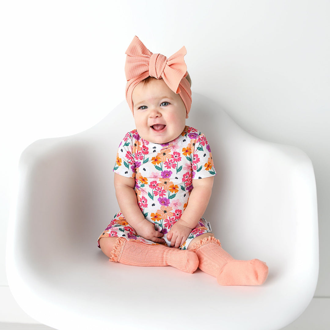 Coral Lace Socks - Gigi and Max