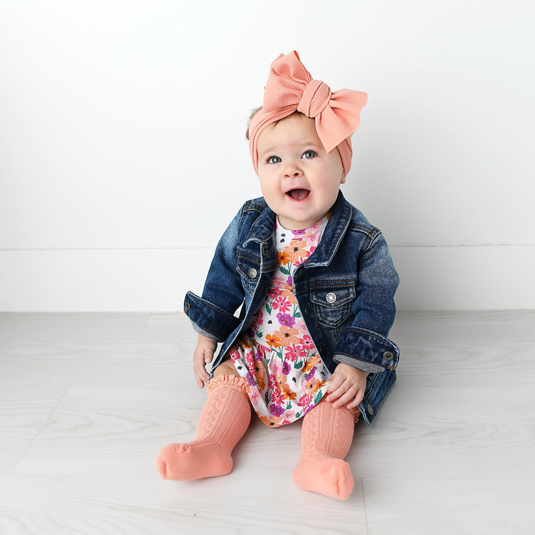 Coral Lace Socks - Gigi and Max