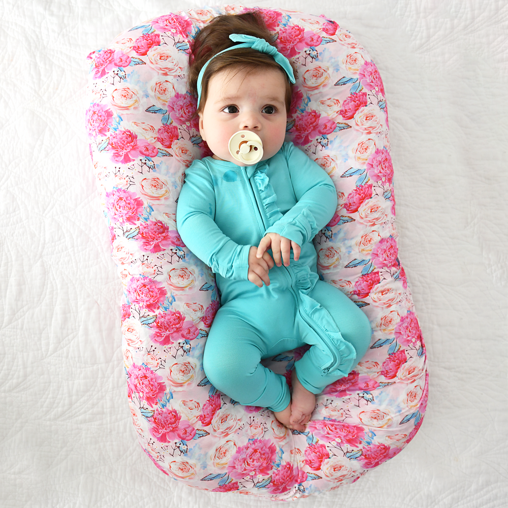 Josie Floral Changing Pad Cover - Gigi and Max
