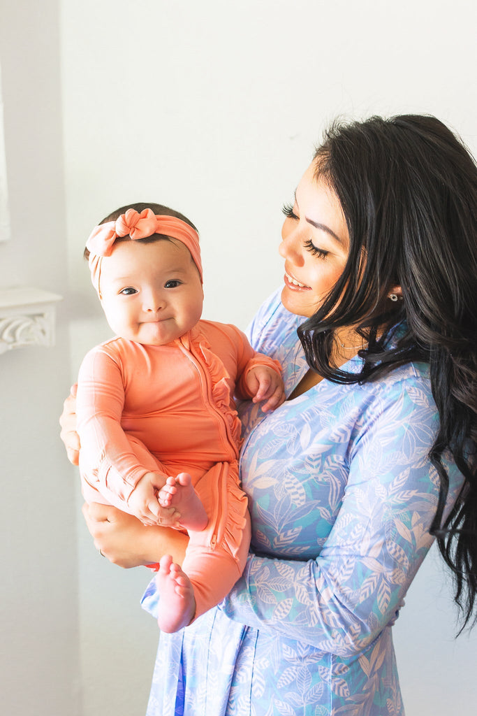 Ellie Floral Mommy Robe - Gigi and Max