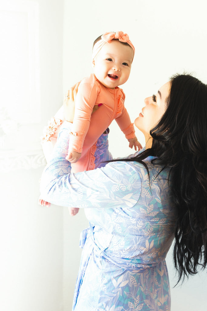 Ellie Floral Mommy Robe - Gigi and Max